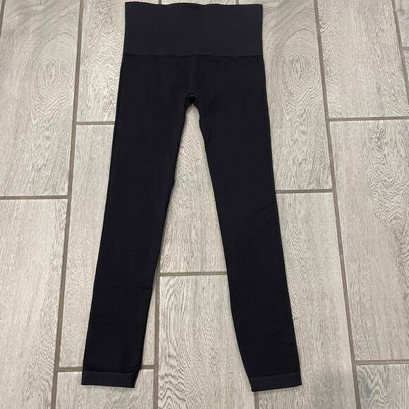 Spanx Look at Me Now Seamless High Waist Leggings Womens LARGE L Black - Picture 3 of 11